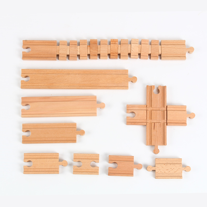 Wooden Thomas Train Bulk Track Accessories Straight Rail Series Track Scene Educational Toys