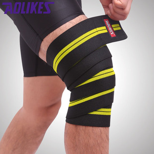Fitness Knee Bandage Bodybuilding Squat Weight Lifting Strap Knee Strap Basketball Outdoor Sports Protective Training Spot