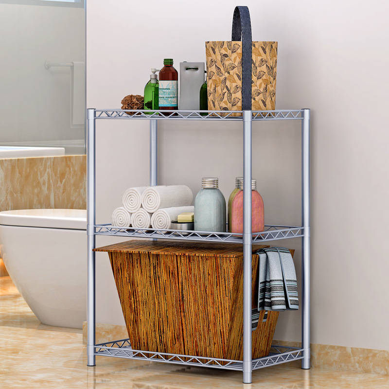 Solno iron rack three-layer shelf kitchen/bathroom/microwave oven shelf