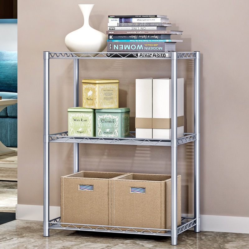 Solno iron rack three-layer shelf kitchen/bathroom/microwave oven shelf