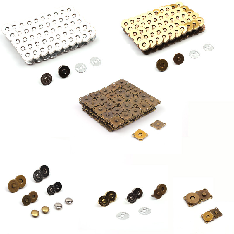 For cross-border Amazon factory to produce high-quality super-good strong magnetic snap button magnet buckle rivet magnetic snap button