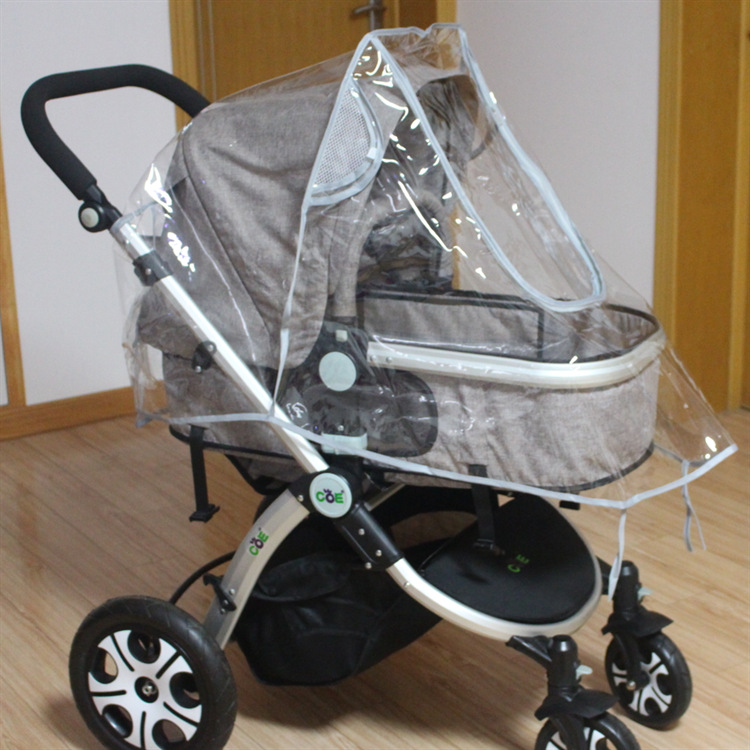 Baby stroller rain cover baby stroller umbrella car rain cover baby stroller windproof cover rain cover large quantity discount