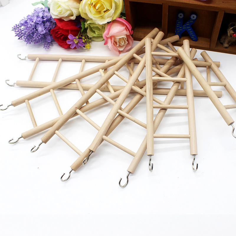 鳥のおもちゃのオウムのおもちゃ用品のペットのおもちゃの鳥かごの部品のはしごのカラーの小さいはしごははしごを登ります6|undefined