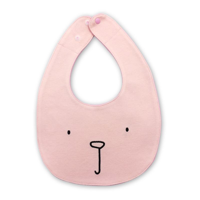 Foreign trade baby saliva towel newborn bib baby cartoon gown three layer waterproof children bib factory wholesale