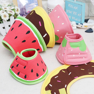 Petstyle New Fruit Sweet Elizabeth Loop Dog Headgear Pet Collar Anti-Lick Scratch Supplies