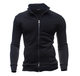 Amazon New Sweater Zipper Collar Sweater Jacket Men's Solid Color Cardigan