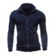 Amazon New Sweater Zipper Collar Sweater Jacket Men's Solid Color Cardigan