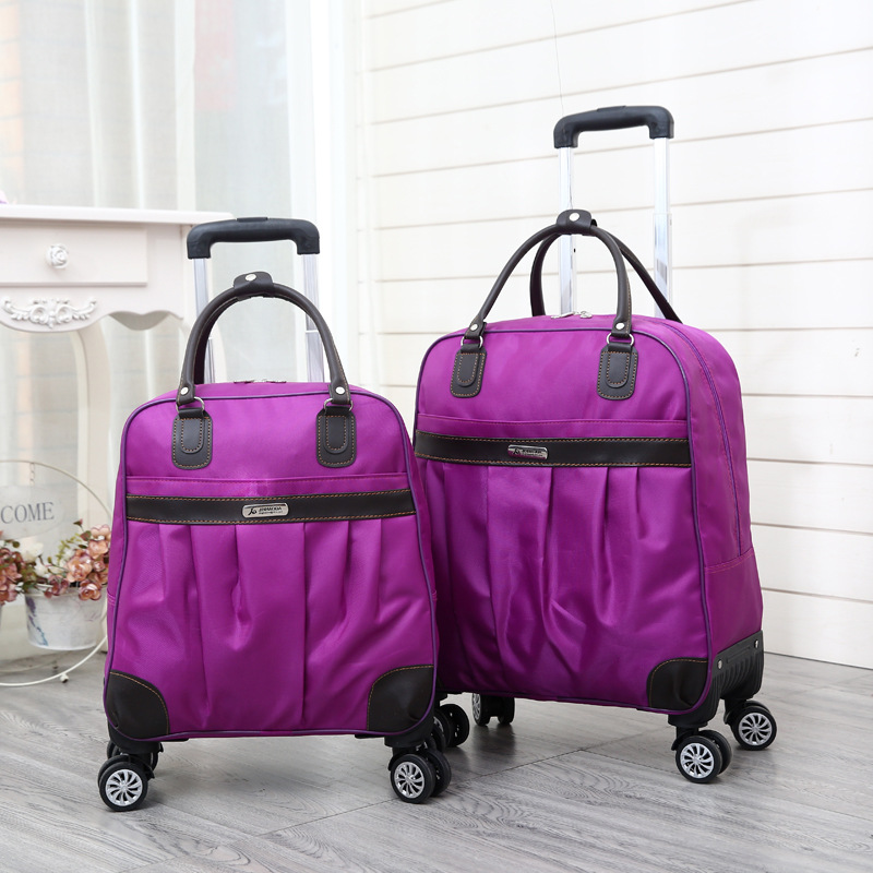Universal Wheel Trolley Bag Travel Bag Women's Trolley Bag Men's Large Capacity Portable Luggage Bag Boarding Case Travel Bag