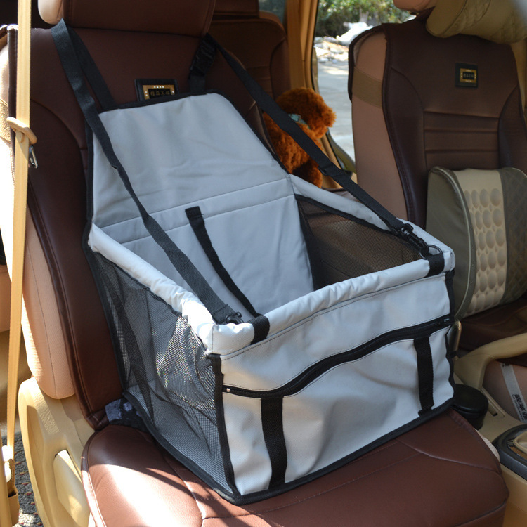 Factory Direct Pet car mat mesh bag breathable waterproof double layer pet car bag travel car mat