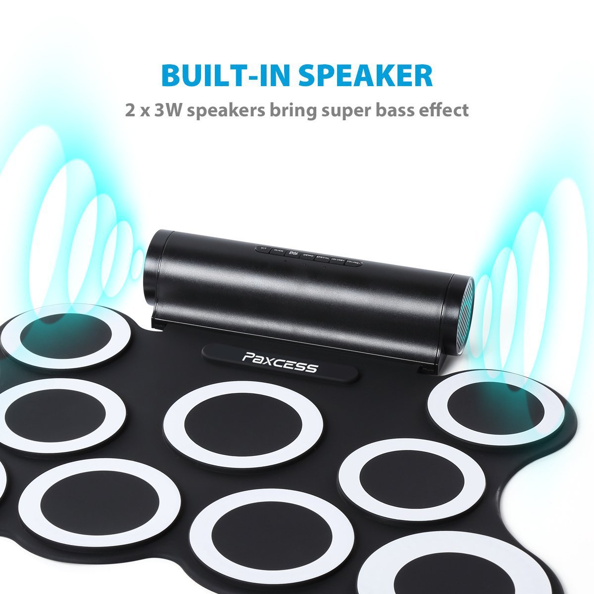Noai Hand Roll Electronic Drum Drum Kit Portable Beginners Adult Children Performance Strike Jazz Drum
