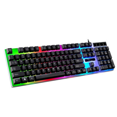 Chasing Leopard G21B Wired Luminous usb Computer Game Mechanical Hand Feel Colorful Backlit Notebook Universal Single Button