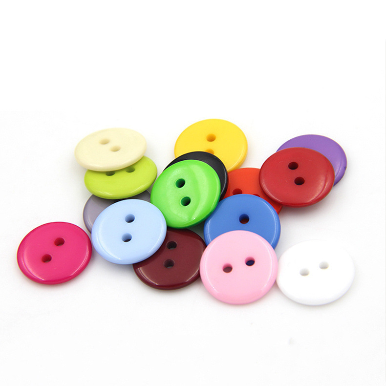 Children's clothing button tweed coat collar cap pad button bottom button two eyes color hidden button shirt baby clothing bread button