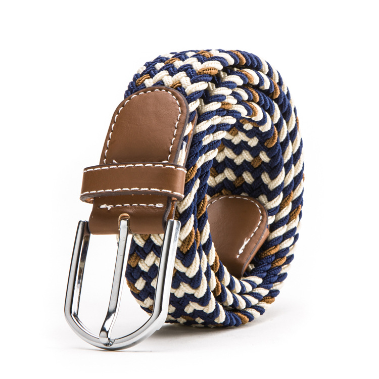 New 39 color elastic woven elastic belt wholesale factory direct in stock men's women's belt canvas belt