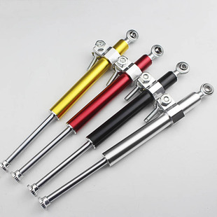Motorcycle modification accessories direction damper modification titanium ruler modification direction Rod long handlebar direction device