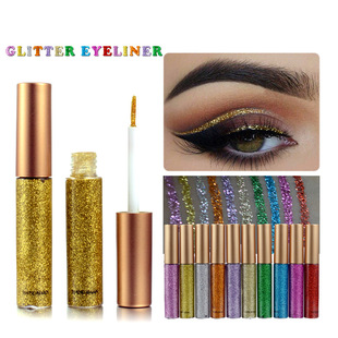 HANDAIYAN cross-border explosions stage nightclub makeup performance makeup colorful shiny sequins flash eye shadow liquid