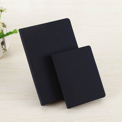 Wholesale production of high quality a5 paperback office student line notebook sketch book Black graffiti book a6 direct sales