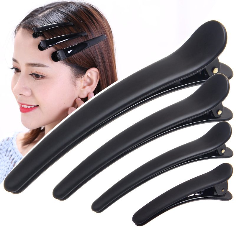 Korean version of simple hair products large hair spray paint alligator clip frosted duck bill clip side clip 322-FJ