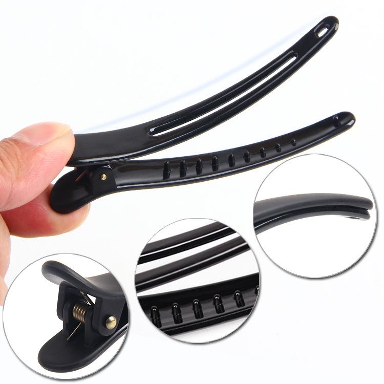 Korean version of simple hair products large hair spray paint alligator clip frosted duck bill clip side clip 322-FJ