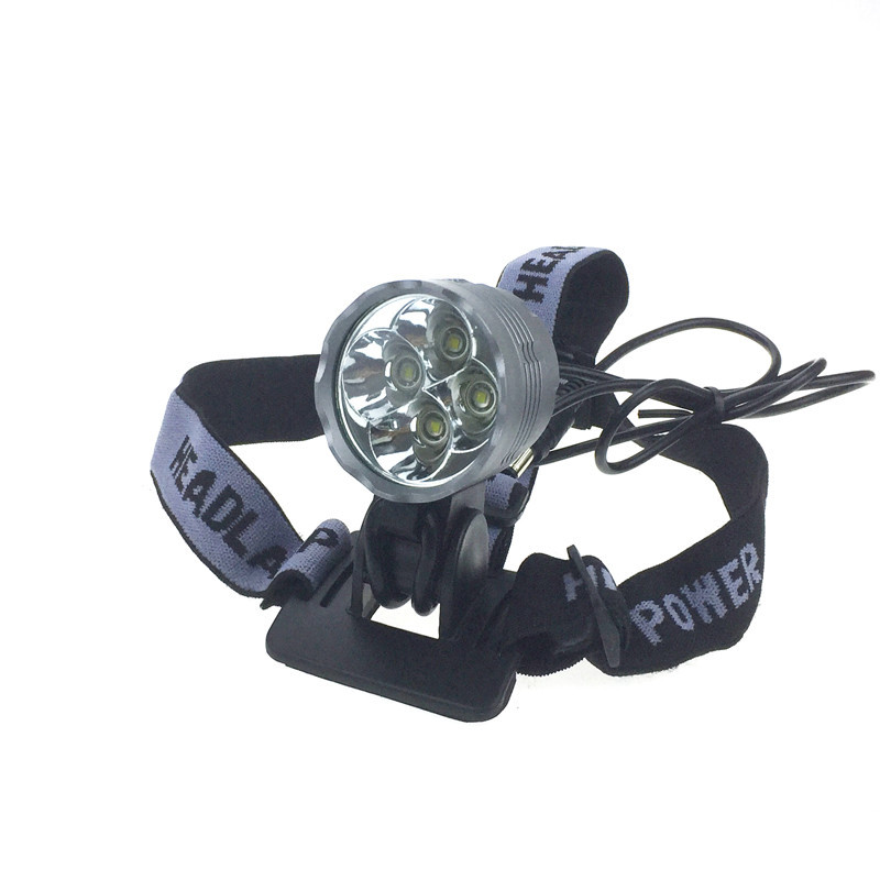 High power T6 L2 bicycle light 4T6 bicycle headlight tail light 4800LM bright mountain bike light