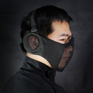 WoSporT Factory Outlet Battlefield Glory Ear Mask Outdoor Riding Breathable Steel Wire Tactical Mask