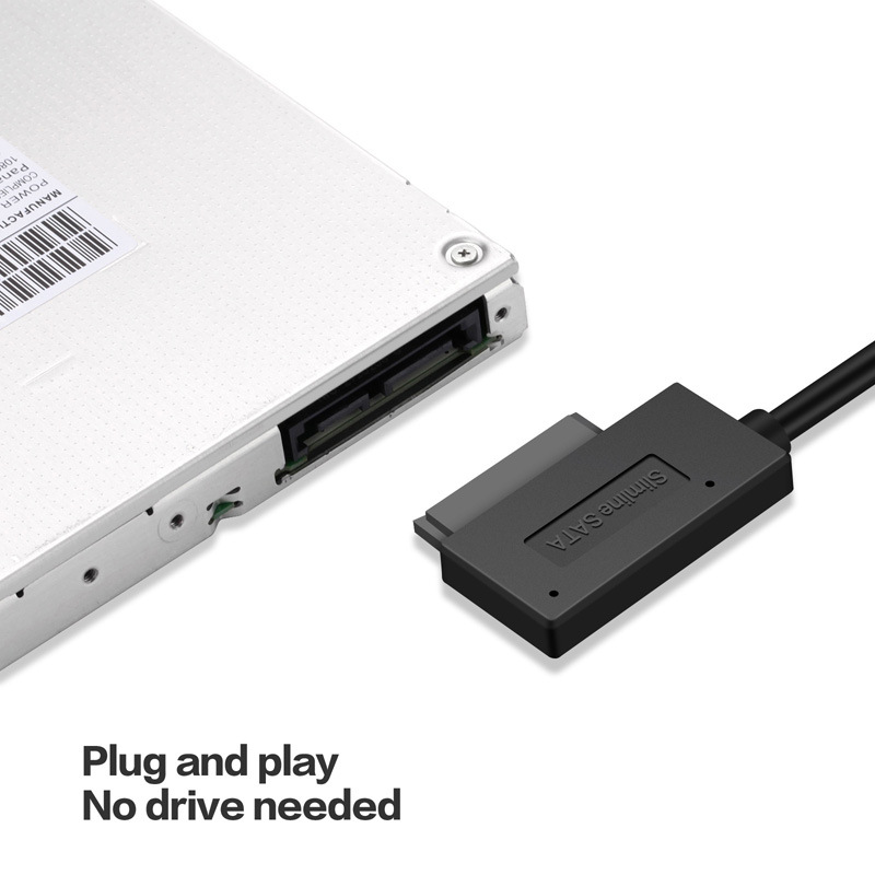 Laptop optical drive SATA to usb3.0 easy drive cable external optical drive SATA7+6 usb3.0 adapter