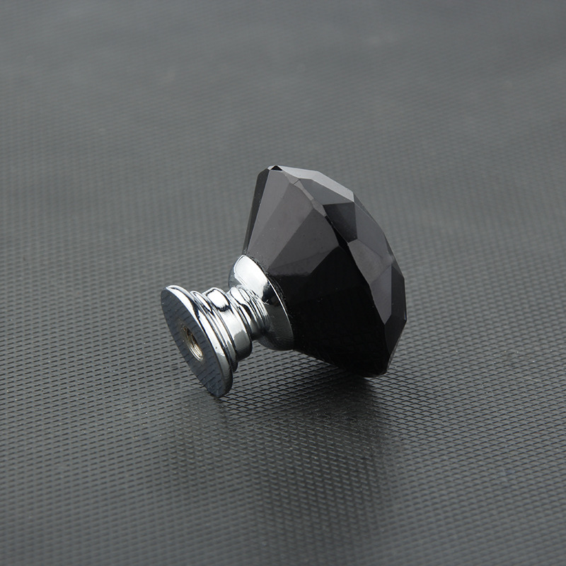 Factory direct single hole drawer handle Crystal Diamond handle knob handle cabinet handle 30mm