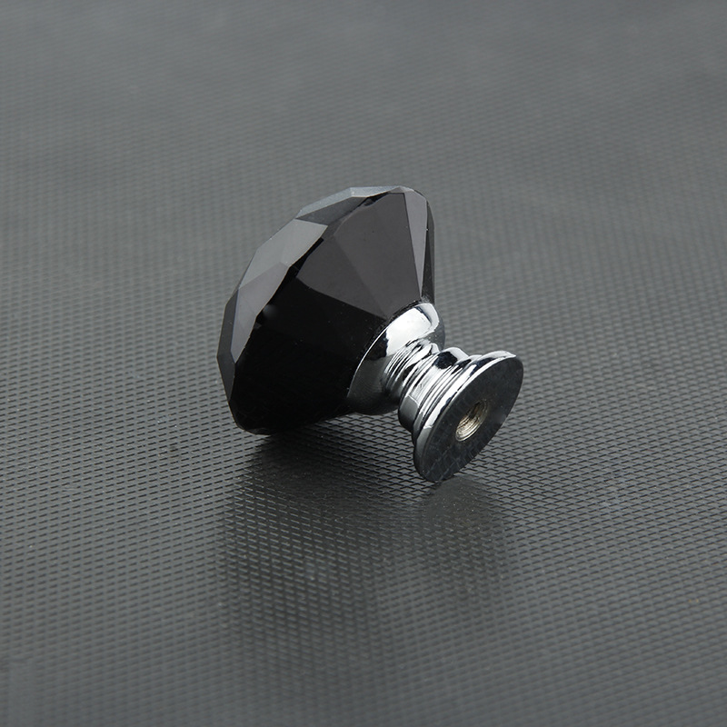 Factory direct single hole drawer handle Crystal Diamond handle knob handle cabinet handle 30mm