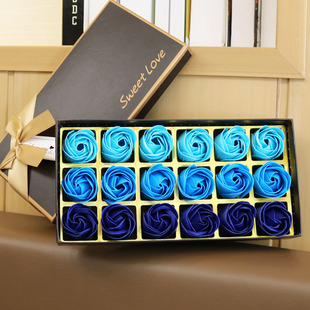 Cross-border Rose Soap Flower Gift Box Birthday Gift Creative Activities Small Gifts Practical Accompanying Gift Simulation Flowers Wholesale