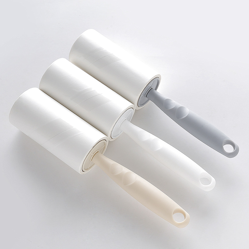 Hair Sticker Tearable Roller Dust Sticky Paper Portable Clothes Dust Sticky Hair Roller Brush Roll Paper Clothes Hair Suction
