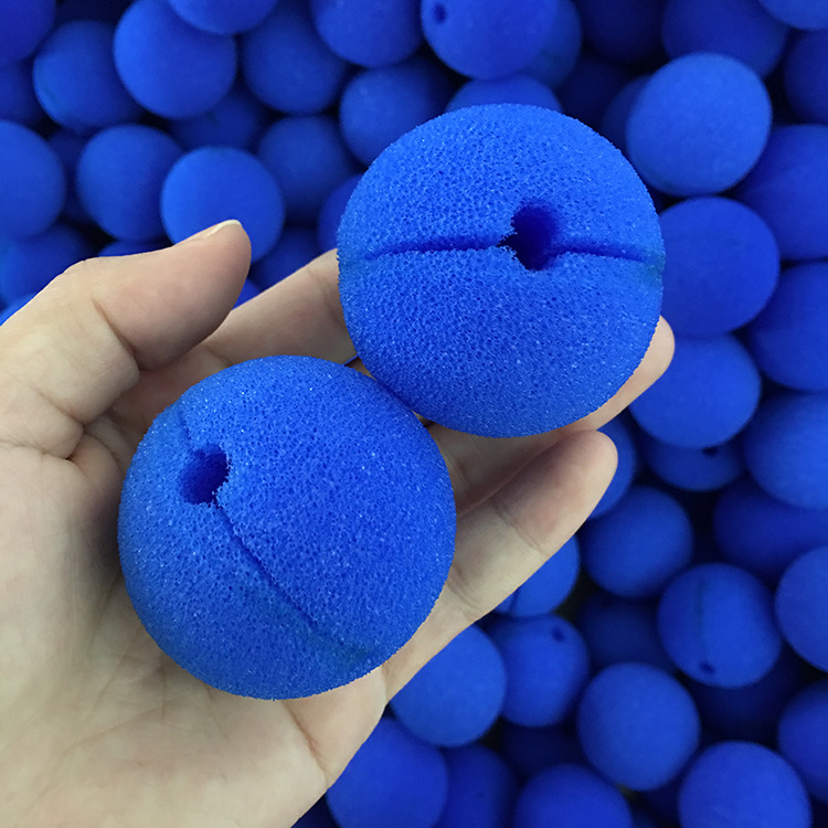 Wanda activity blue nose Festival blue sponge clown nose factory direct Halloween magic props