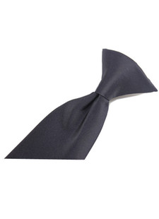 Black Button polyester tie business easy pull lazy solid color multi-color tie wholesale iron buckle tie