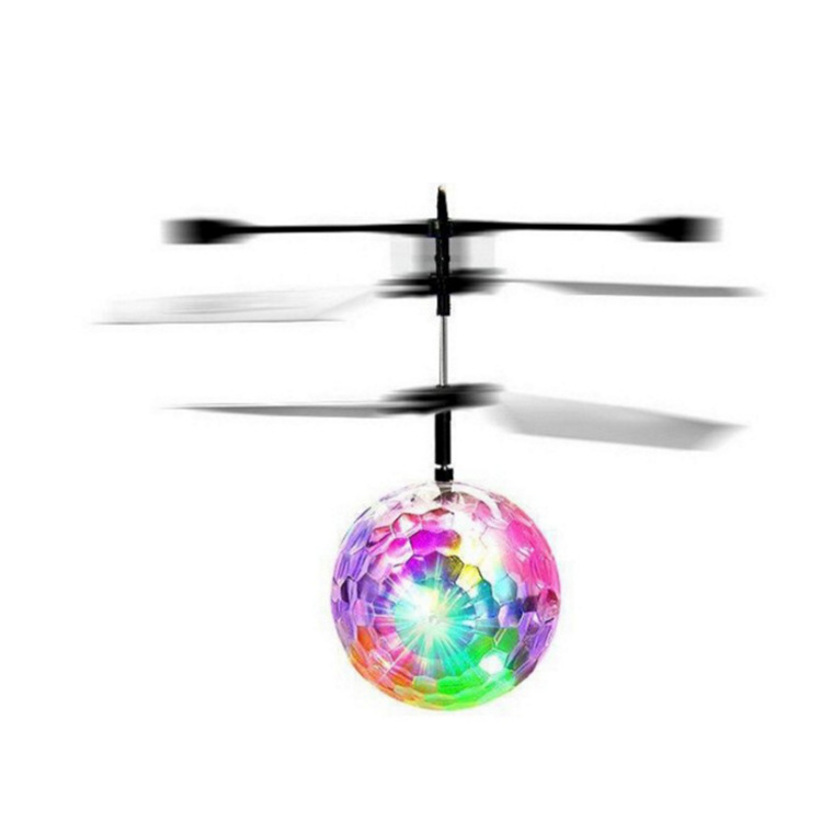 Cross-border hot sale induction flying machine crystal ball usb charging novelty mini flying toy