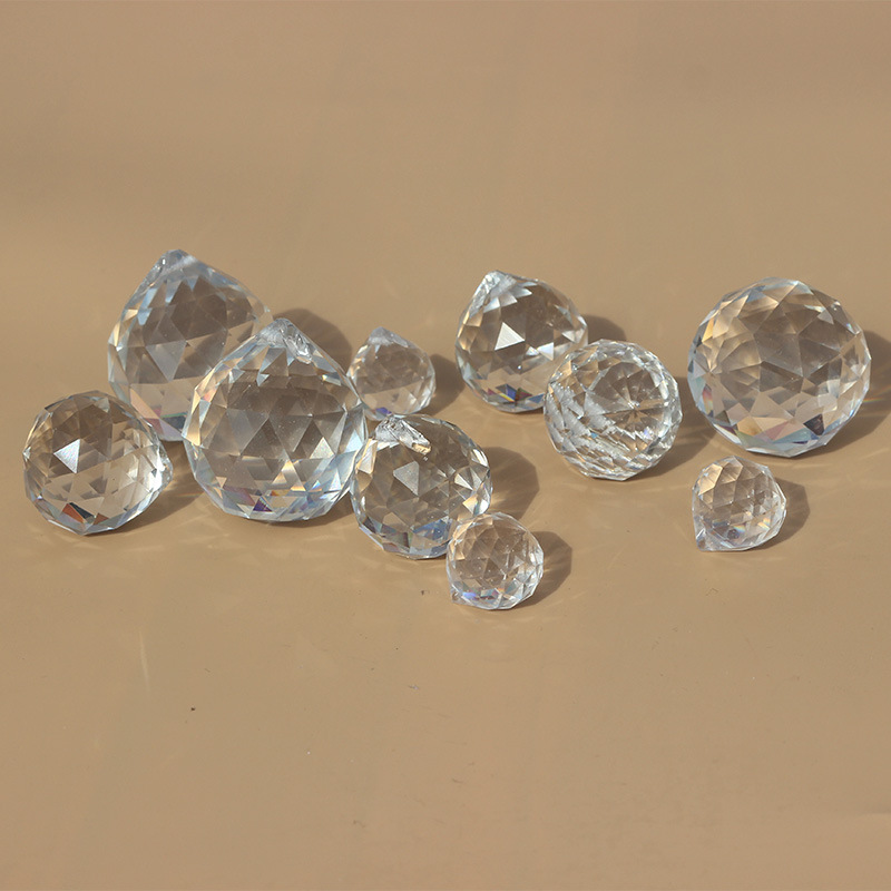 K9 crystal lighting ball bead curtain crystal ball lighting accessories 20.30.40.50.60.70.80.100mm pendant
