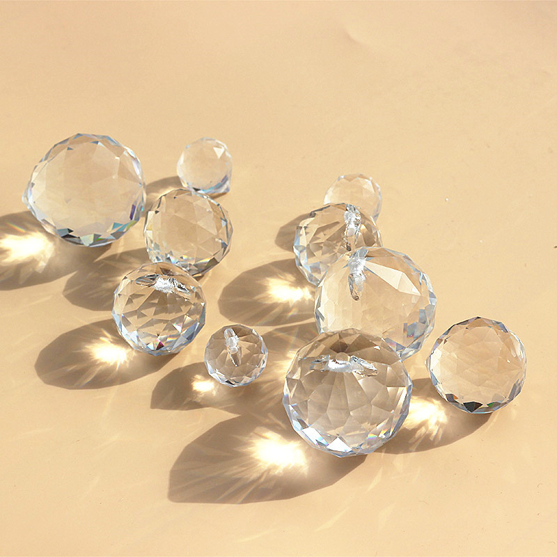 K9 crystal lighting ball bead curtain crystal ball lighting accessories 20.30.40.50.60.70.80.100mm pendant