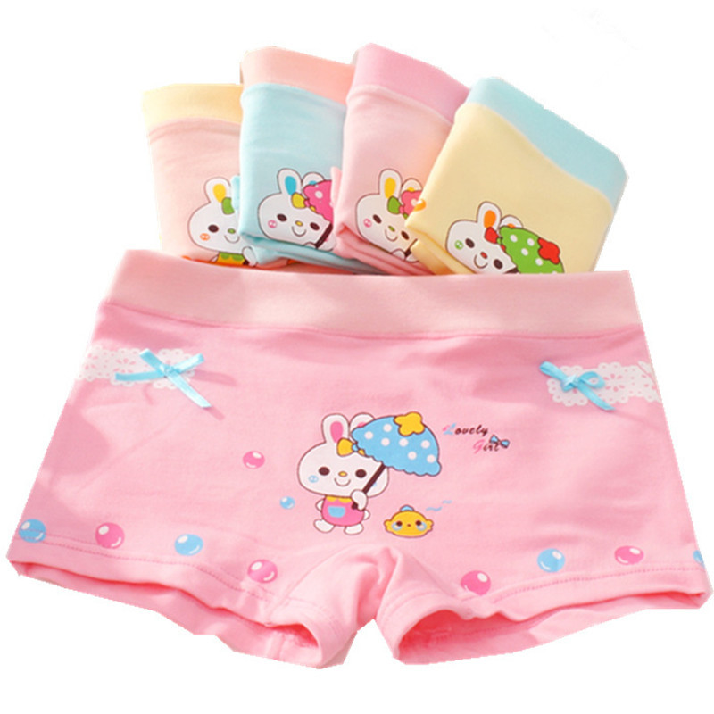 Children's underwear women's boxer pure pants cotton children's underwear baby underwear manufacturers wholesale a generation of hair