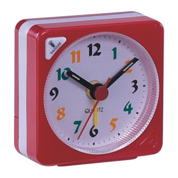 Travel alarm clock square mini alarm clock cute children snooze alarm clock PEARL PEARL star alarm clock