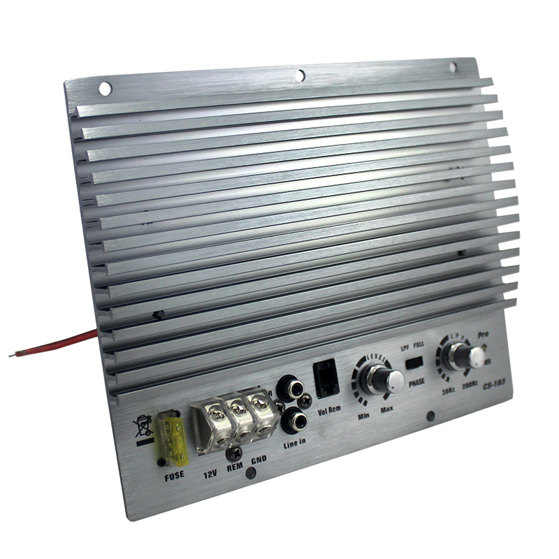 Factory High-power single-channel 12v subwoofer amplifier board 1000W active C- 183 amplifier single-channel car amplifier