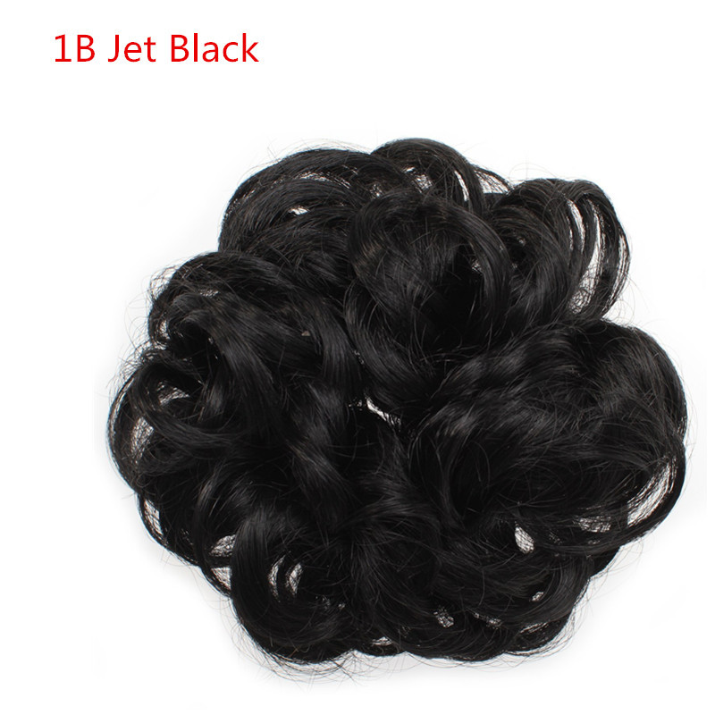 Cross-border wig female chemical fiber hair rope hair accessories hair ring matte silk fluffy ball head wig hair package hair foreign trade