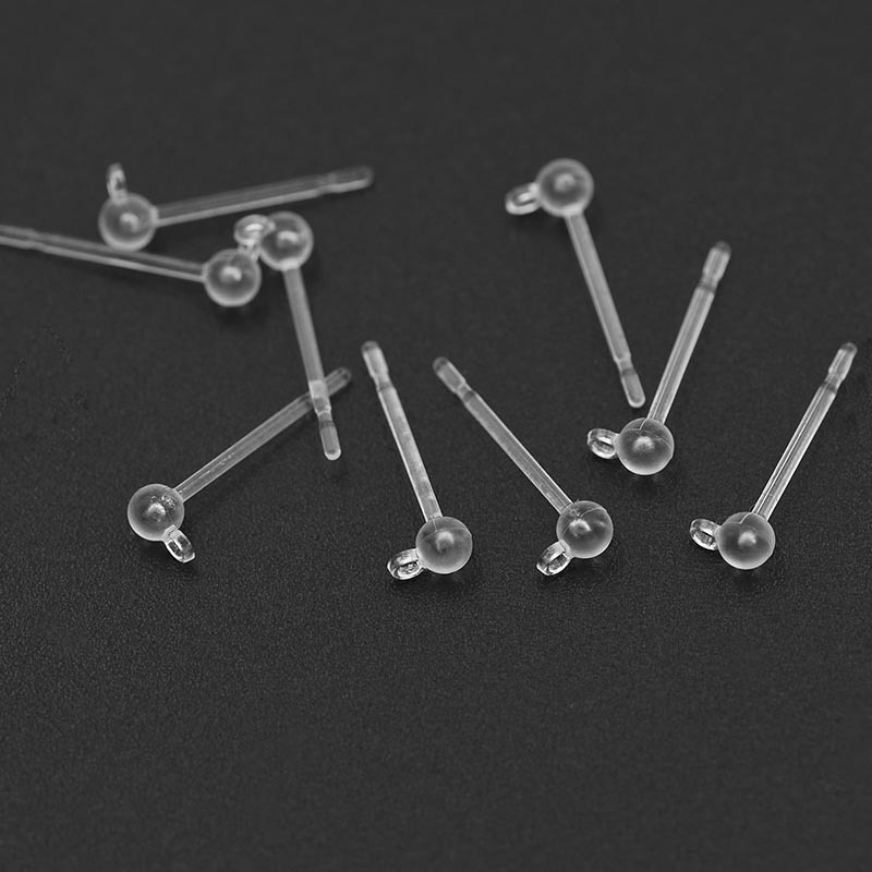 Professional production of resin plastic earrings accessories plastic earrings with hanging rings diy pendant earrings material