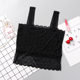 Women's lace diamond-shaped wrapped chest bottoming hollow-out tube top short beauty back bib anti-exposure camisole