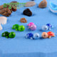 Moss micro landscape ecological bottle five color turtle doll dIY landscaping creative gift