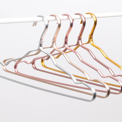 All-aluminum drying rack hanger aluminum alloy clothes support space aluminum non-slip clothes support clothing store triangle clothes rack