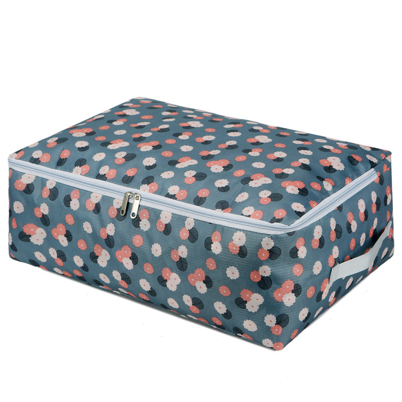 Color Oxford cloth quilt bag quilt storage bag clothing storage dustproof finishing bag wholesale printed LOGO pattern