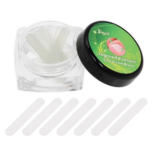 Factory-jinail-12 piece correction patch nail groove correction white nail pad nail pad filling pad wire