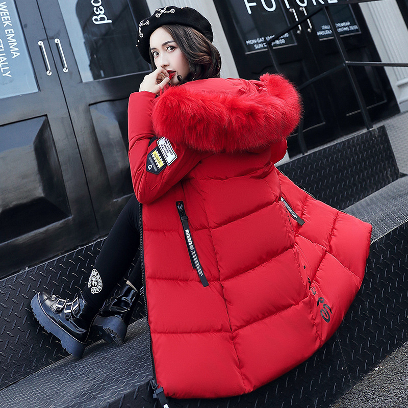 2023 new winter cotton-padded coat women's new coat European and American women's large size long down cotton-padded jacket women's wholesale women