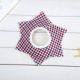 Pure cotton-flower plaid