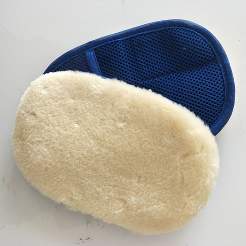 Factory Wholesale One-sided Car Wash Tools Auto Supplies Car Wash Wool Gloves Plush Bear Paw Car Wipe Gloves