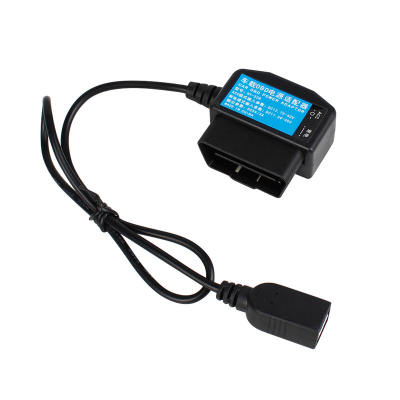 Driving Recorder OBD decompression line lossless power-taking usb module parking monitoring + acc flameout power-off dual mode