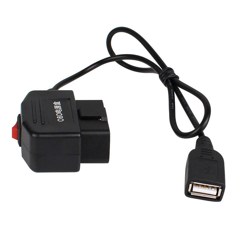 Driving Recorder OBD decompression line lossless power-taking usb module parking monitoring + acc flameout power-off dual mode