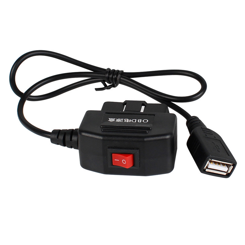 Driving Recorder OBD decompression line lossless power-taking usb module parking monitoring + acc flameout power-off dual mode